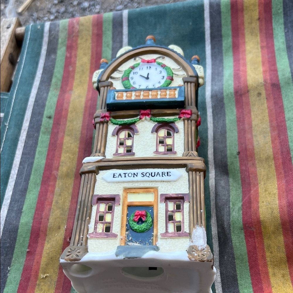 Vibtage Eaton Square Clock Tower Decor